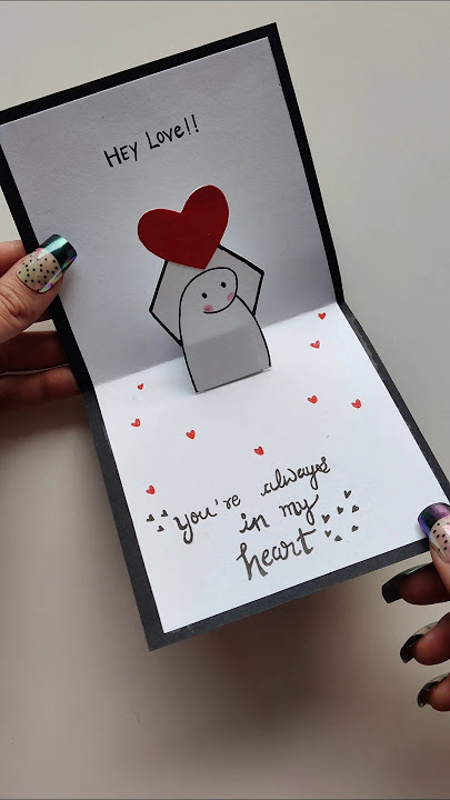 DIY Pop-Up LOVE CARD for Valentine in Minutes!