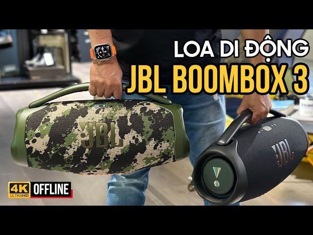 JBL BOOMBOX 3: CHIẾC LOA OUTDOOR CÓ QUAI SÁCH MẠNH MẼ, ÂM THANH JBL ORIGINAL PRO SOUND, PIN 24 GIỜ