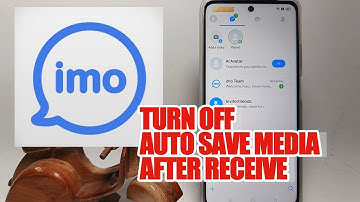 How To Turn Off Auto Save Media After Receive On Imo App