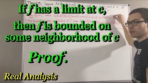 If a function f has a limit at c, then f is bounded on some neighborhood of c (ILIEKMATHPHYSICS)