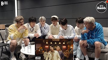 BTS reaction to PSY ft. SUGA - That That MV