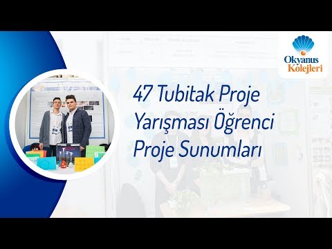 Tübitak Proje Yarışması Öğrenci Proje Sunumları