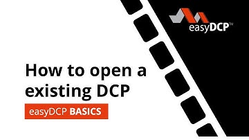 How to open an existing DCP