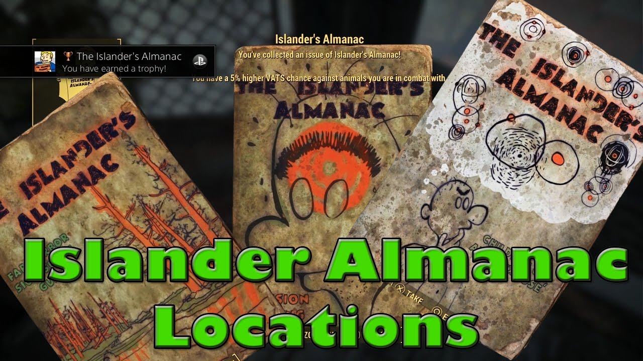 (Fallout 4: Far Harbor) All Islander Almanac Locations