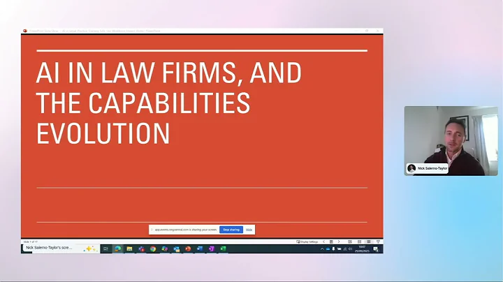 Training for Tomorrow: AI in Law Firms, and the Capabilities Evolution