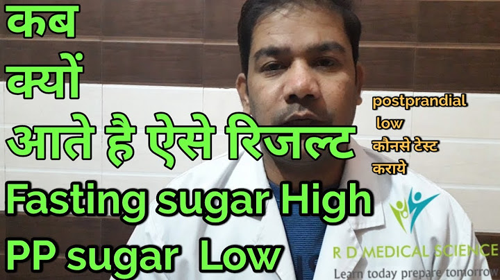 Fasting glucose high but normal after eating