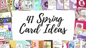 Over 41 Spring Card Ideas