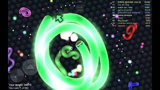 SLITHER.IO A.I 95000 SCORE (GAMEPLAY)