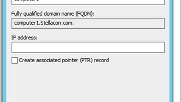 Creating a DNS Resource Record