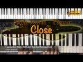 Nick Jonas - Close ft Tove Lo Easy Piano Tutorial Song Cover Backtrack Keyboard Free Sheet Music