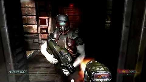 Doom 3 part 9 light machine gun