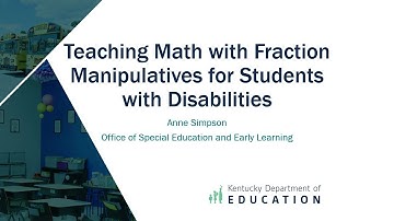 Teaching Math using Fraction Manipulatives