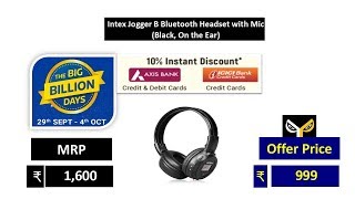 intex jogger b bluetooth headset with mic