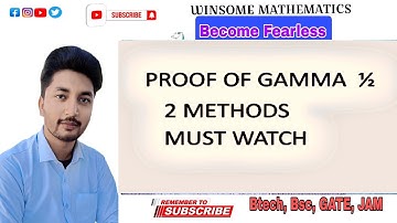 Beta and Gamma Function| Proof of Gamma 1/2 | #bsc #btech