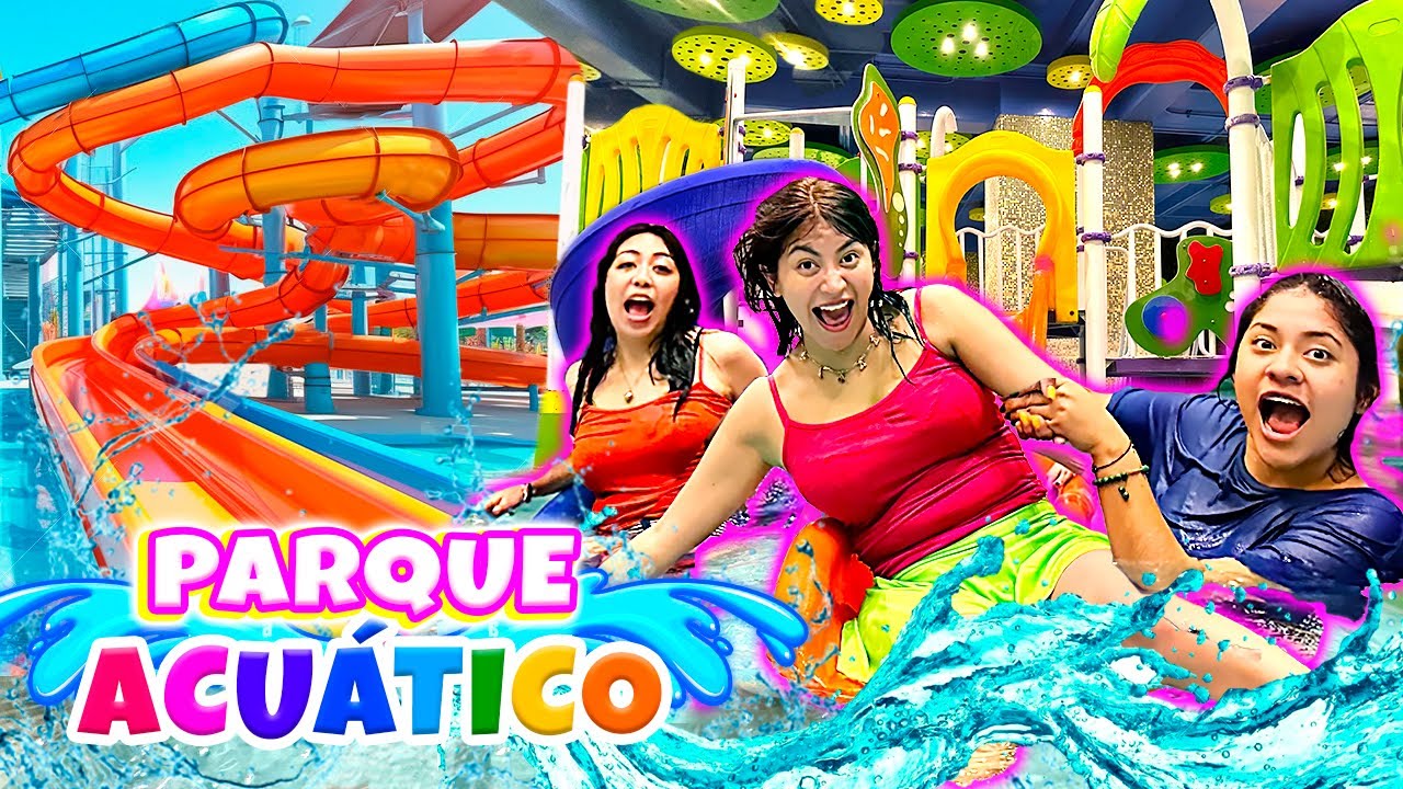 1 DÍA en EL PARQUE ACUÁTICO DE MI CASA 💦TOBOGANES Y JUEGOS