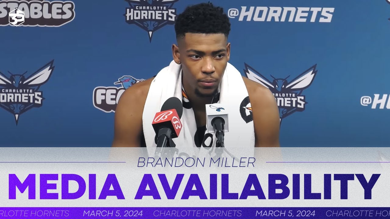 Hornets vs Magic: Brandon Miller Postgame Media Availability