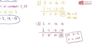 Section 5-5: Rational Root Theorem