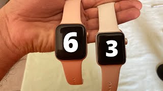 ⌚Apple Watch Series 3 vs Apple Watch Series 6  batalla definitiva 2021