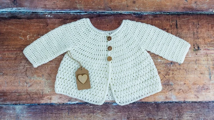 Crochet Baby Cardigan Pattern (Part ONE of this EA...
