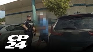 Video shows arrest of alleged drunk driver who was 5 times over legal limit in Vaughan, Ont.