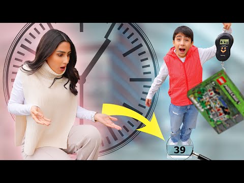 معك  دقائق تشتري اي شي ب مجموع وزنك