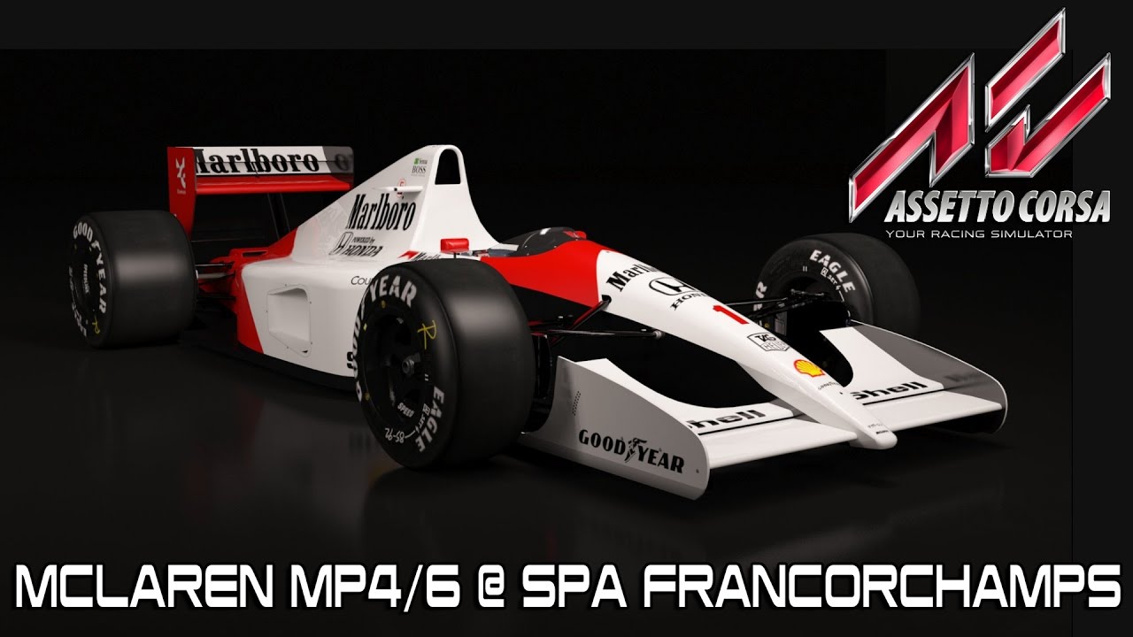 Assetto Corsa Mod Mclaren Mp4 6 Spa Francorchamps Youtube