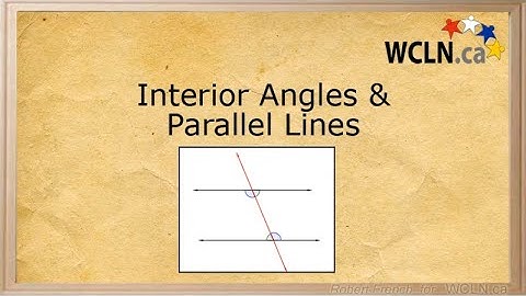 WCLN - Math - Interior Angles and Parallel Lines