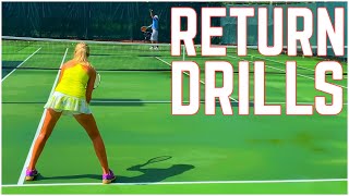 Return of Serve Tennis Drills | Improve Your Reaction Time