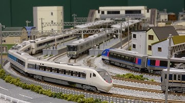 ちょっと昔のJR京都線をNゲージ複々線レイアウトで楽しむ！N scale model railroad layout