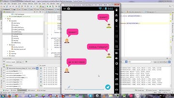 simple bubble chat android