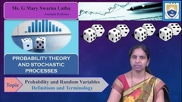 Probability and Random Variables Definitions and Terminology by Ms. G Mary Swarnalatha