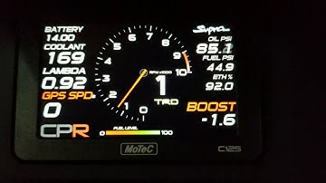 Blackie Supra 2 @ Autobanh Motorsports Motec C125 dash