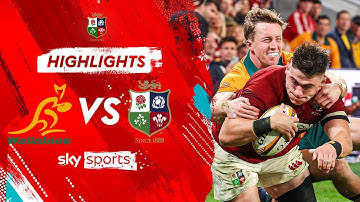 Australia vs British & Irish Lions First Test | Highlights 🦁