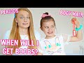 giving my sister THE talk!!! *periods + puberty*