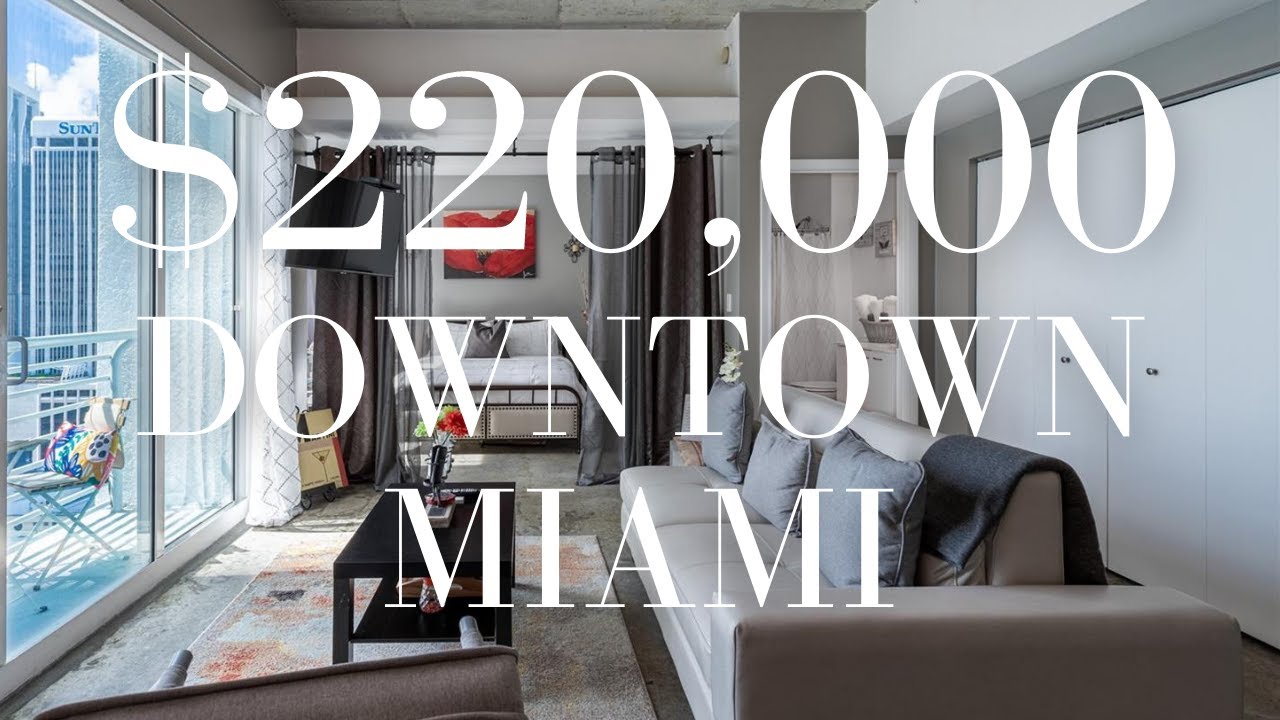 What $220,000 gets YOU in Miami | Downtown Apartments Tour