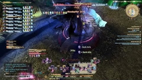 FINAL FANTASY XIV : Omega Deltascape V4.0 (Savage) DRK PoV (full fight)