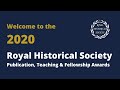 Royal historical society awards 2020