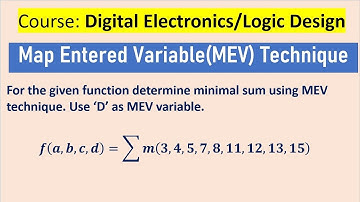 Map Entered Variable (MEV)