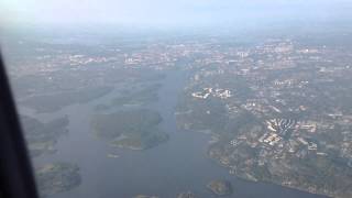 Flygbild över Stockholm maj 2014