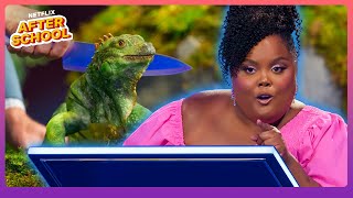 Is This Iguana REAL or CAKE ?? Is It Cake | Netflix After School
