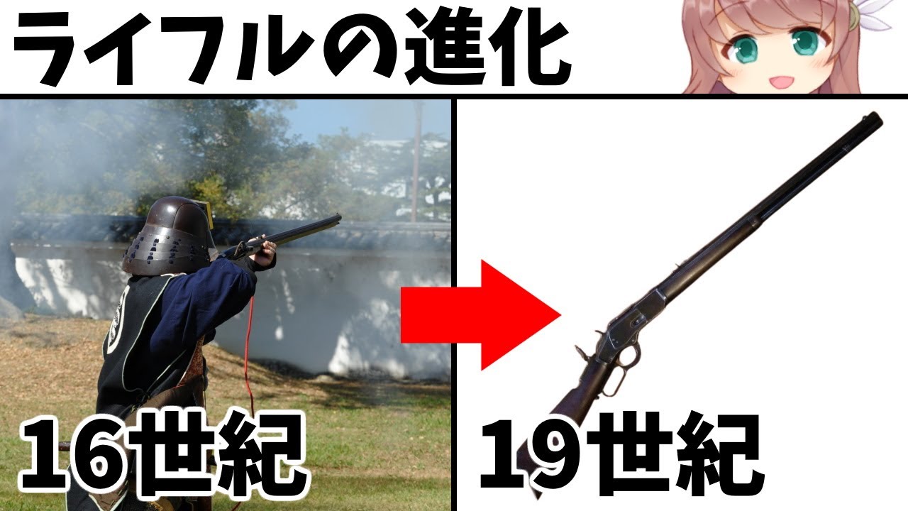 武器解説 銃の歴史 マスケットからライフルへ ゆっくり解説 Youtube