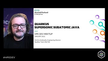 Quarkus - Supersonic Subatomic Java
