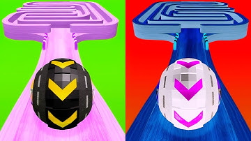 Rolling Ball Sky Escape 🏀 vs Reverse gameplay Colour Run walkthrough , iOS Android New Update : 2133