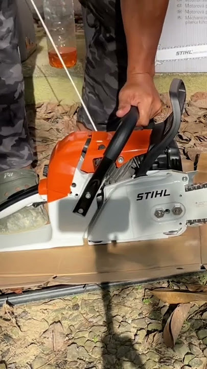 Stihl ms 382 first start#chainsaw