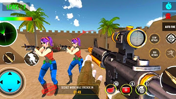 Real Commando Shooting Strike _ Fps Shooting Game_ Android Gameplay