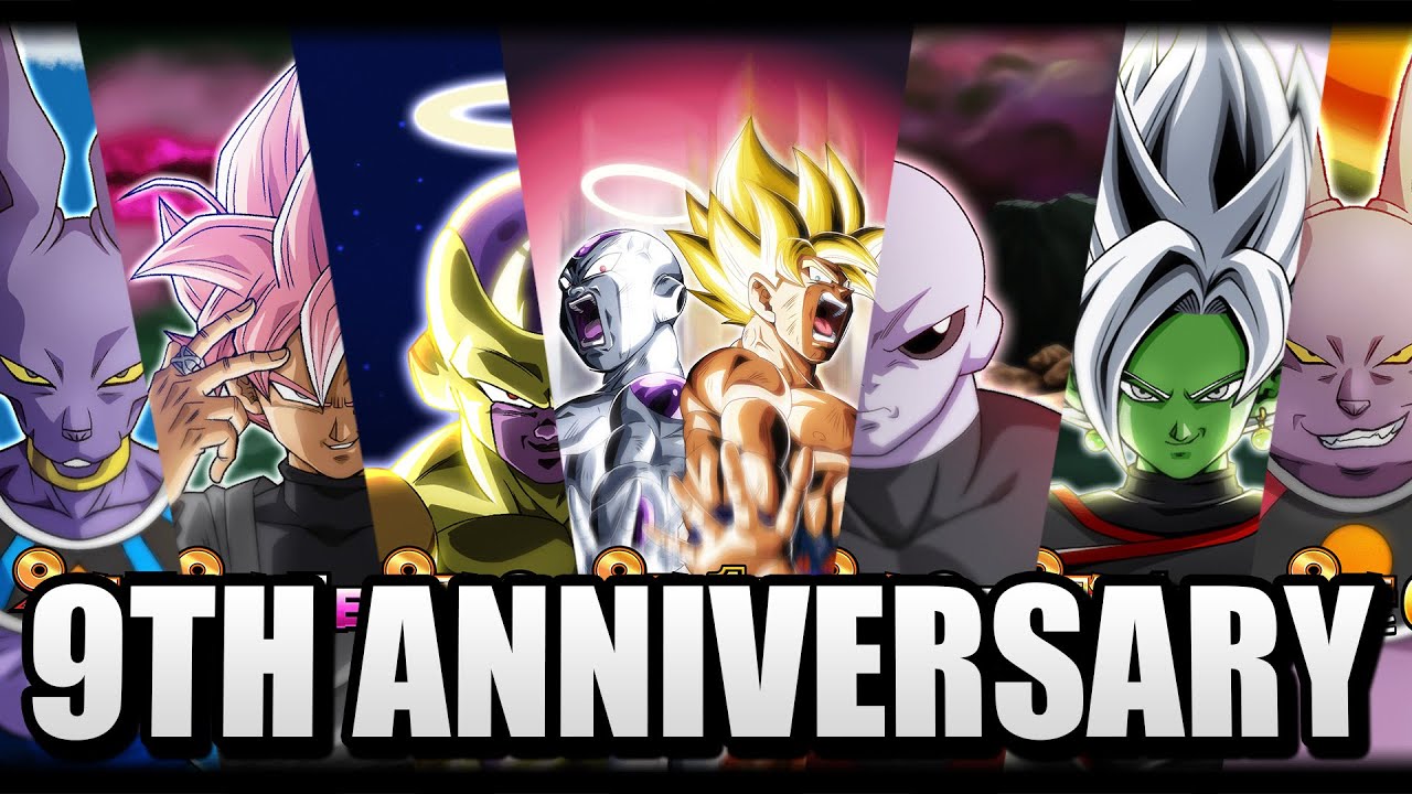 DOKKAN 9TH ANNIVERSARY COUNTDOWN SCREENS - YouTube