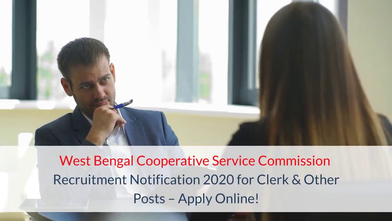 West Bengal Cooperative Service Commission Recruitment 2020