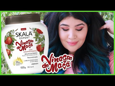 🍎SKALA VINAGRE DE MAÇÃ Reconstrutor [Vegano/No e Low Poo]