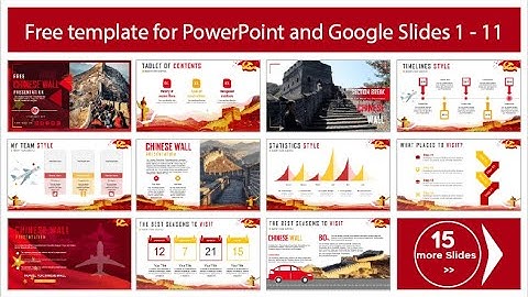 Free Great Wall of China Template for PowerPoint, Google Slides and Canva