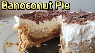 Banoconut Pie (Banoffee Pie, Modified)